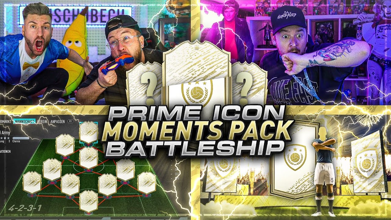 FIFA 20: GARANTIERTES Prime ICON MOMENT PACK Battleship Wager ( mit FULL ICON TEAM) vs DerKeller 😱🔥