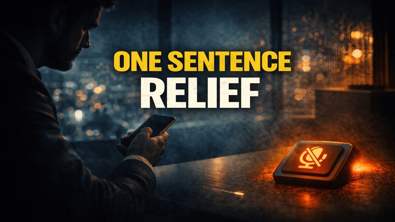 The Sentence That Ends All Pressure