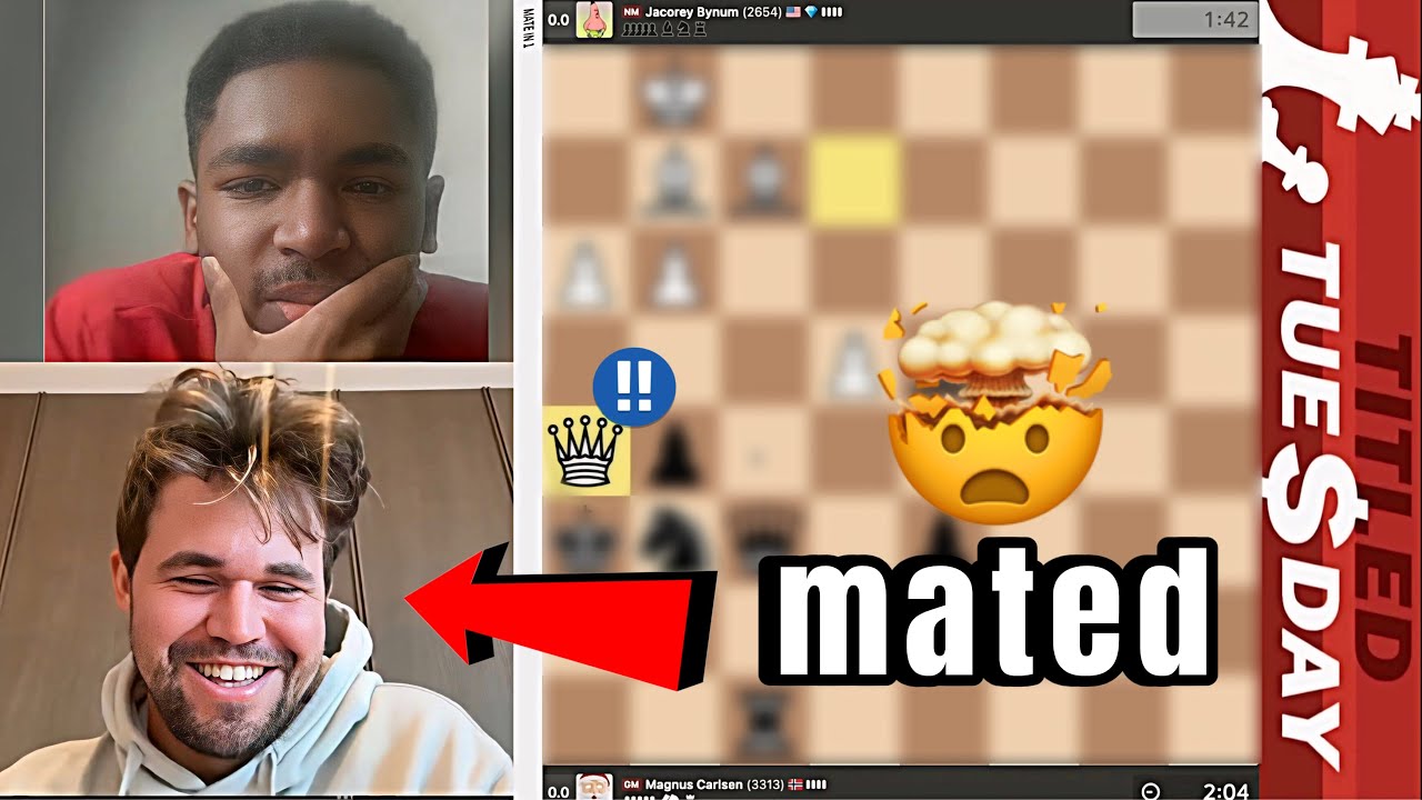 2175 Elo Sacrifices His Queen and Checkmates Magnus Carlsen 😱