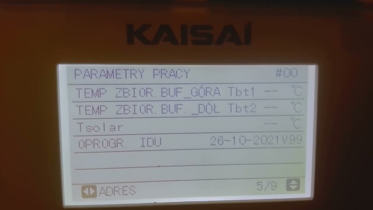 Kaisai 4kW  R32- modulacja produkcji ciepła na minimum.