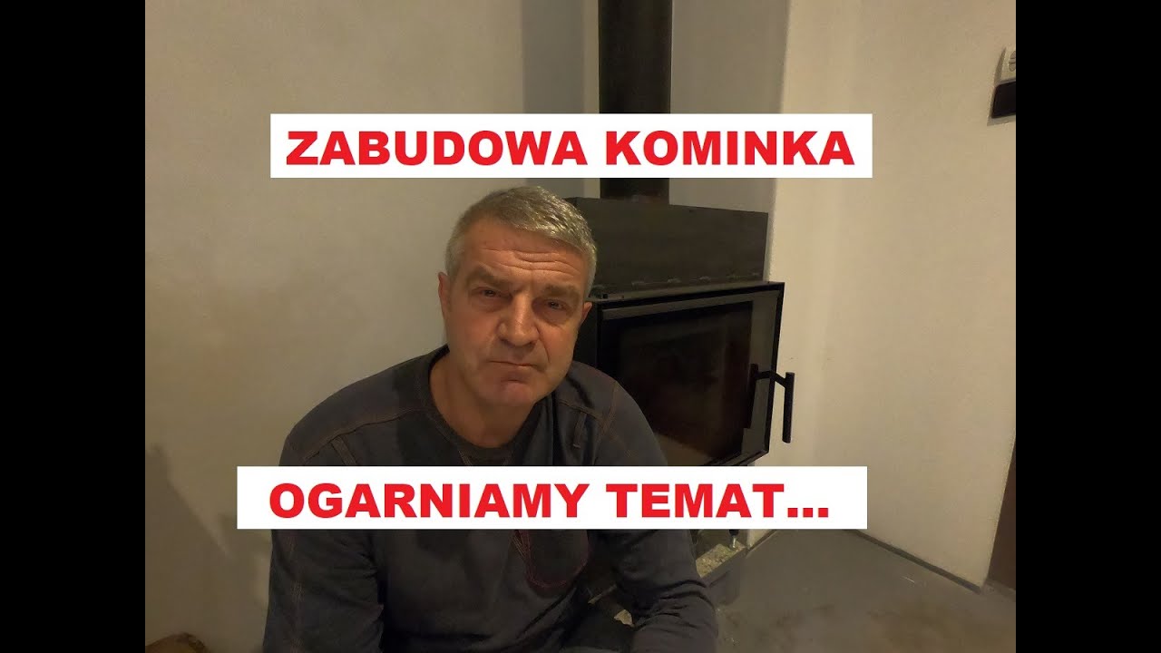 Zabudowa kominka, początek czyli jakiś plan trzeba mieć.