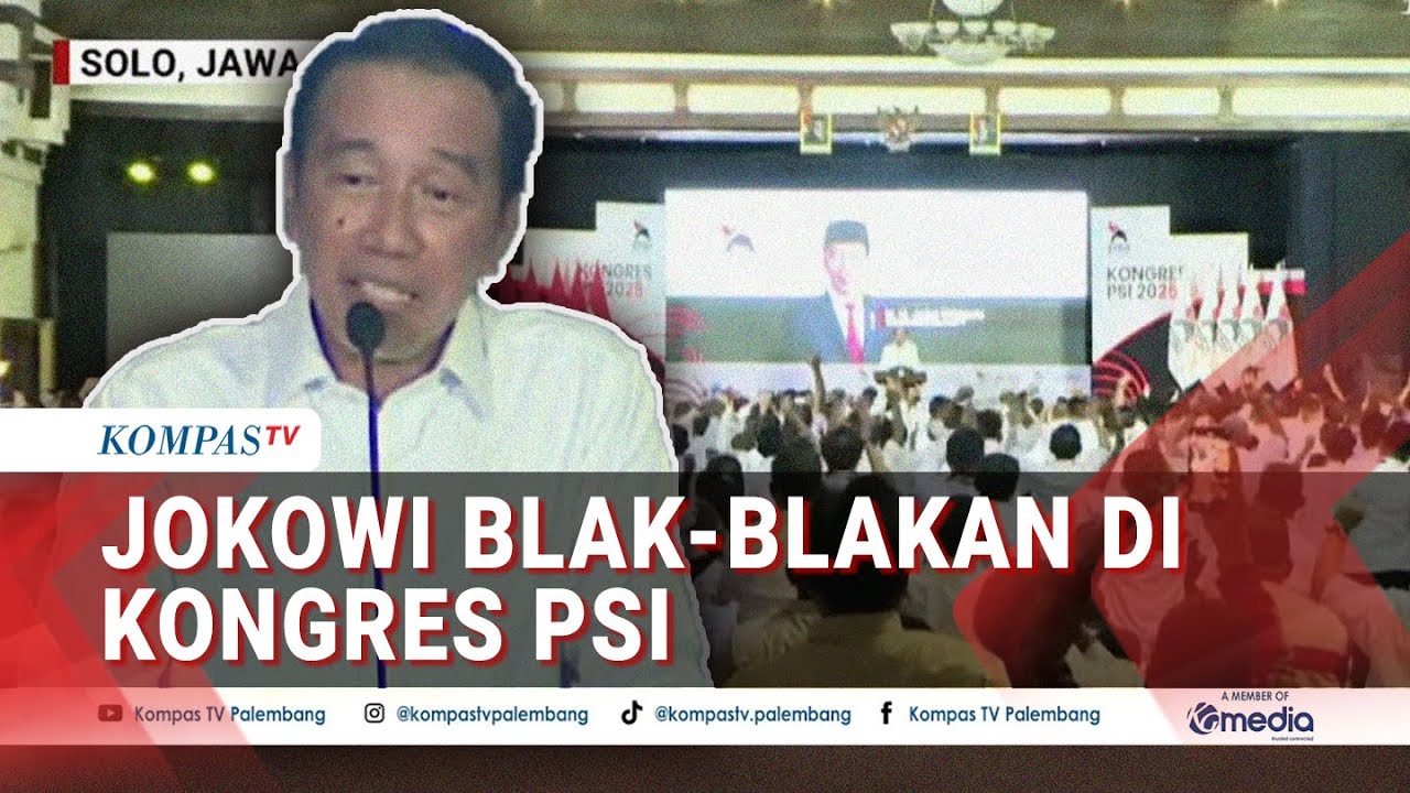 [FULL] Blak-blakan! Pidato Kebangsaan Jokowi di Kongres PSI
