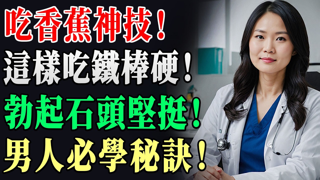 驚人發現！香蕉加「它」一起吃，男性精力瞬間提升，這是最科學的護肝補腎法 #健康生活 #預防醫學 #男科知識 !