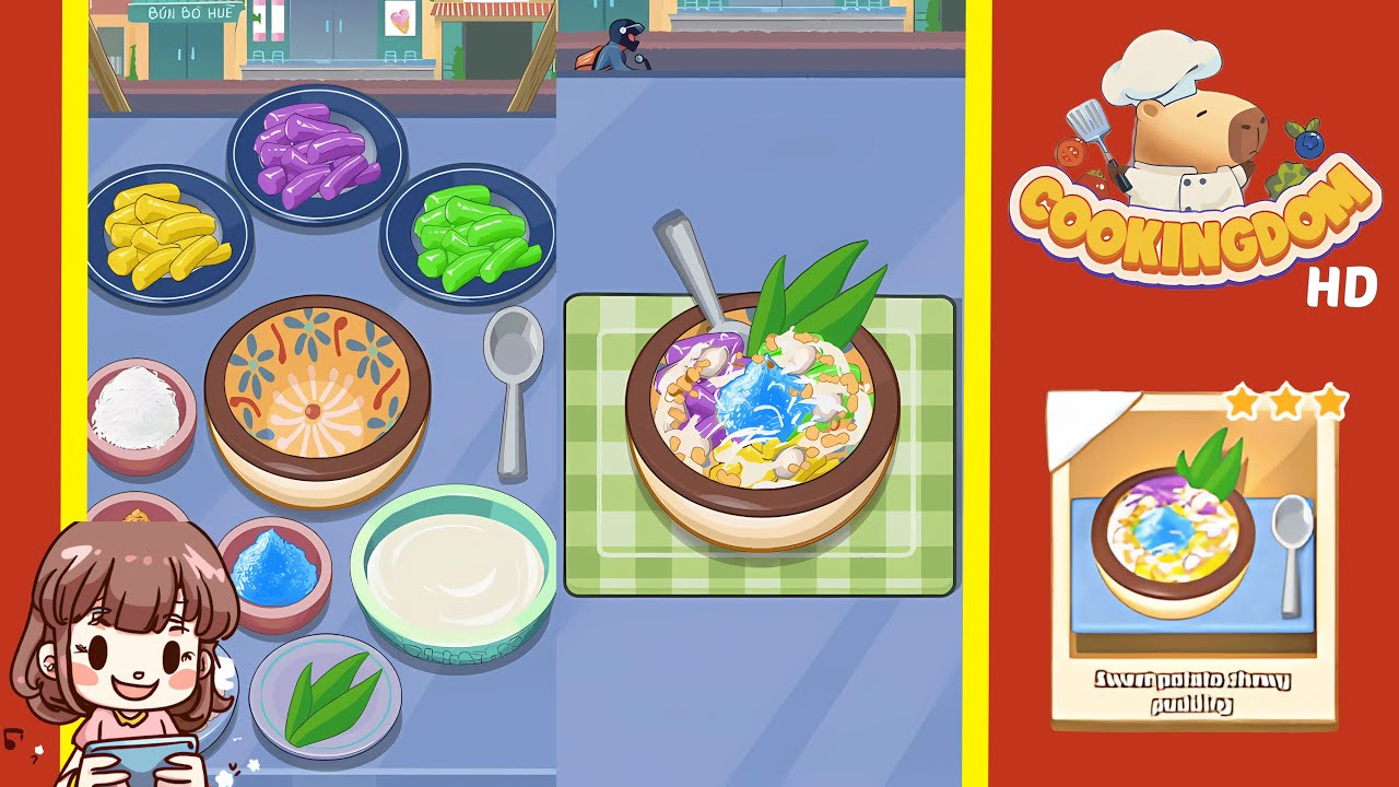 Cookingdom Level 50 Sweet Potato Chewy Pudding Walkthrough