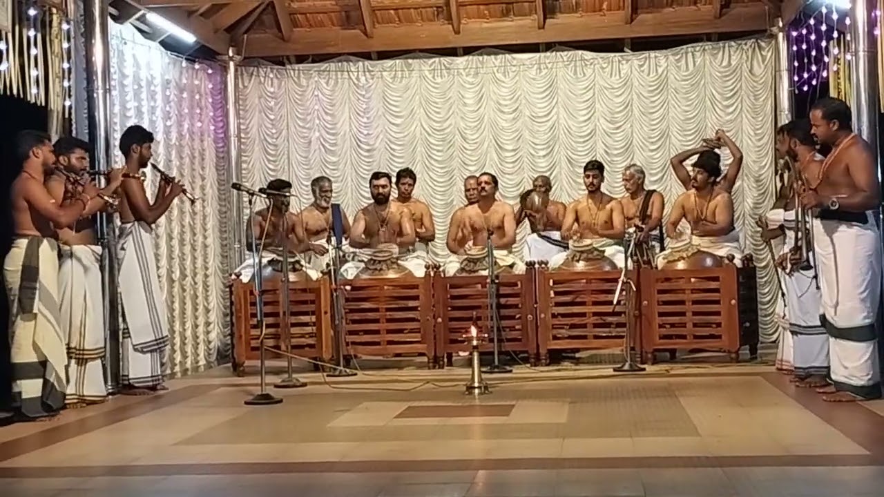 മിഴാവിൽ പാഞ്ചാരിമേളം @പ്രതിഷ്ഠാദിന മഹോത്സവം ഭൂതത്താൻകോട്ട അയ്യപ്പക്ഷേത്രം, ശ്രീകൃഷ്ണപുരം.
