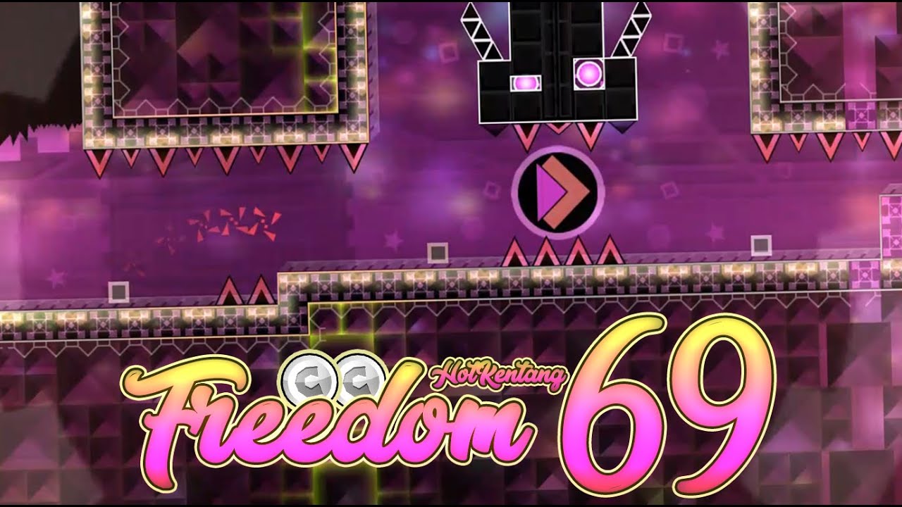 Old Hard Coin Videos Part 6 | Freedom69 [XL Insane] by HotKentang (2 Coins) - Geometry Dash 2.207