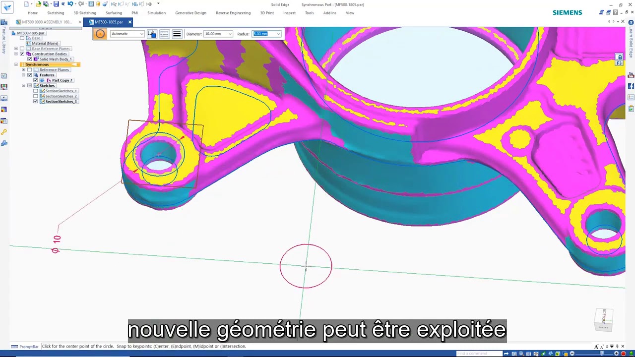 Solid Edge 2020 - La Conception G&eacute;n&eacute;rative