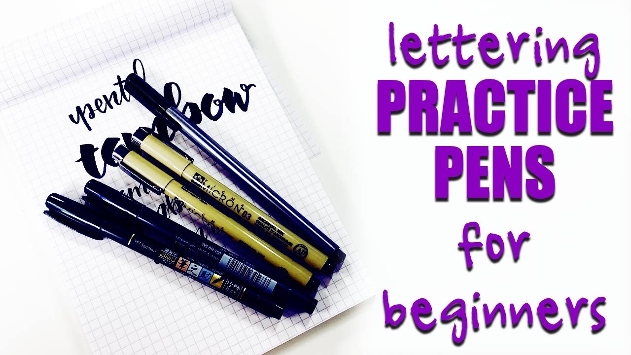 Lettering for Beginners | Starter Practice Pens