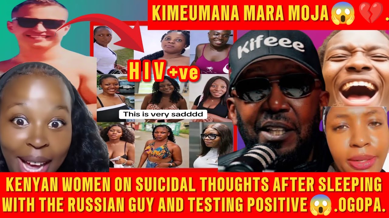 SITUATION TURNS WORSE FOR KENYAN WOMEN.KENYAN MEN LAUGH AT WOMEN FOR BEING CHEAP TO A RUSSIAN GUY.