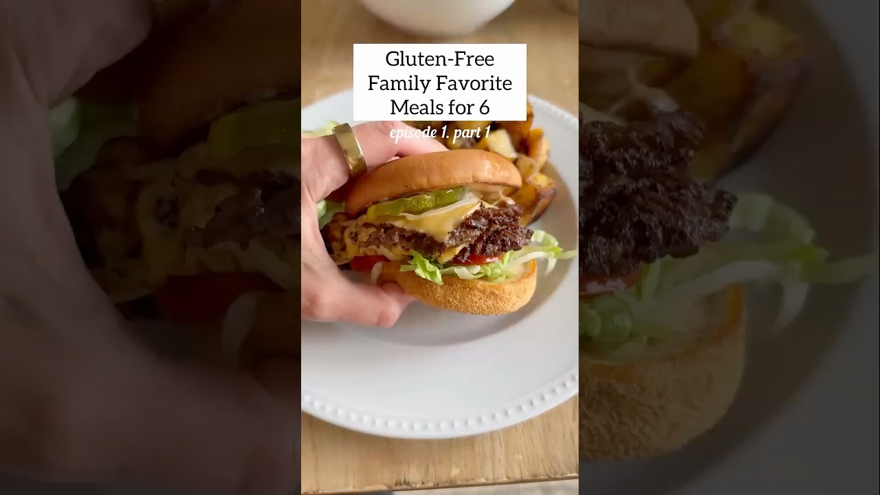New! GF Smashburgers! 🍔 100% GF meal and good enough to feed non-GF people too! #glutenfree