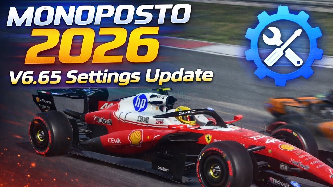 My Monoposto 2026 v6.65 Settings! 