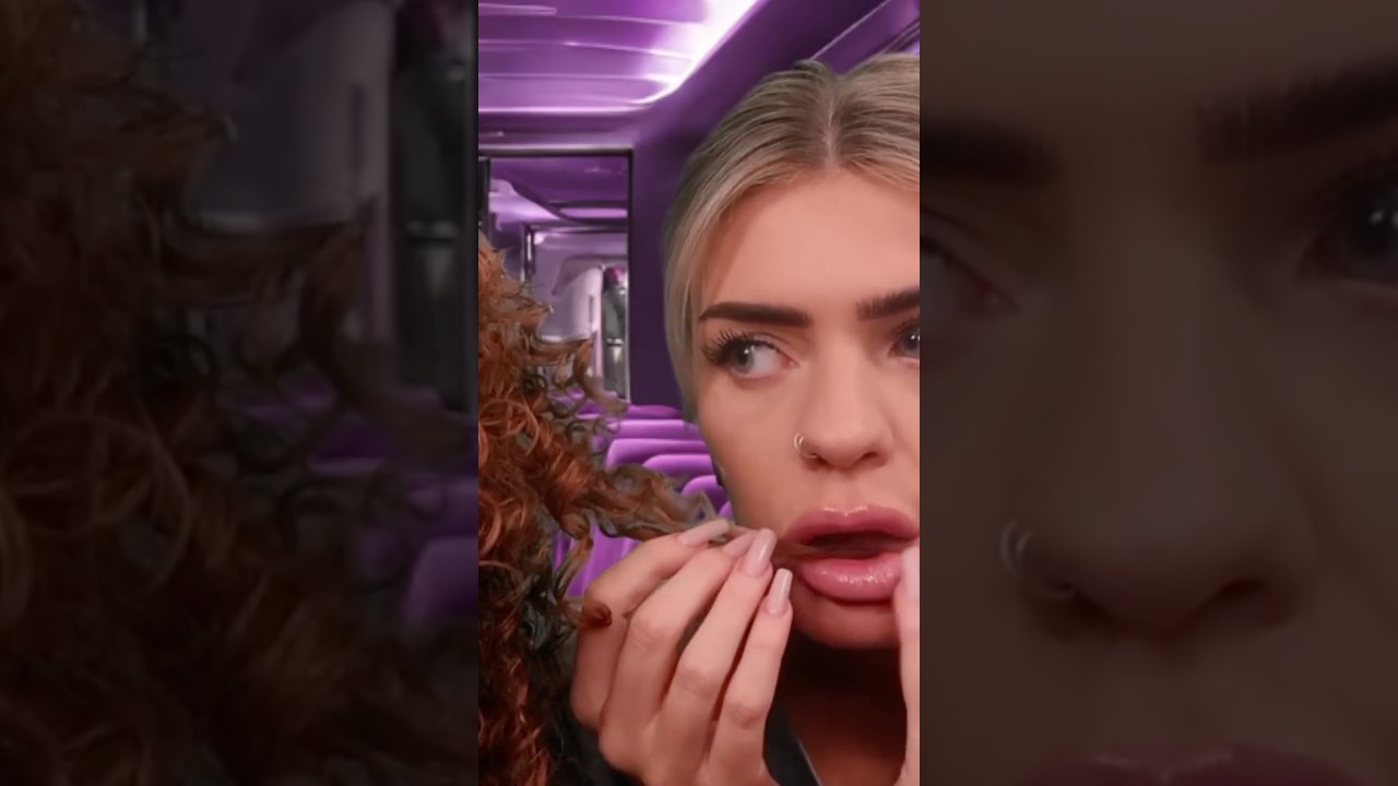 ASMR Girl on the School Bus EATS your Hair😳🚌 