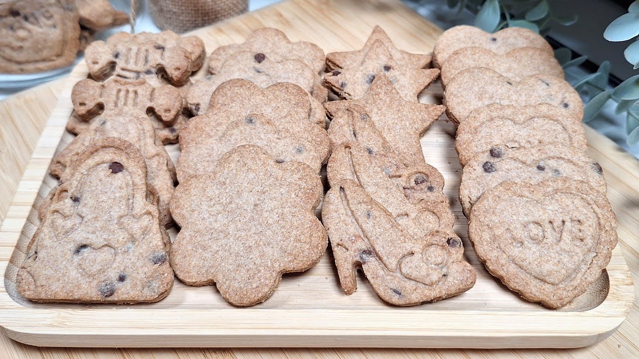 Biscuits sablés à la farine complète 😋 Goûter plus sain et idéal pour les enfants ❤️
