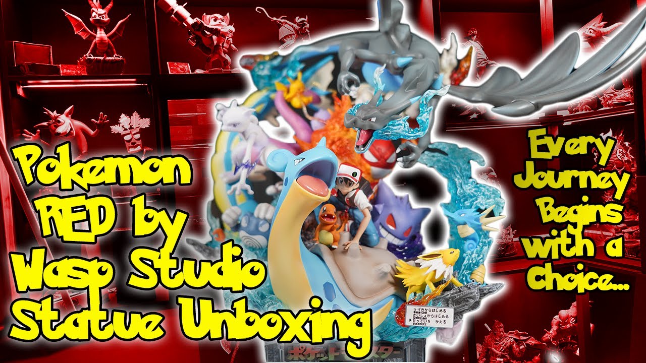 Pokemon Origins Red Statue by Wasp Studio | Unboxing