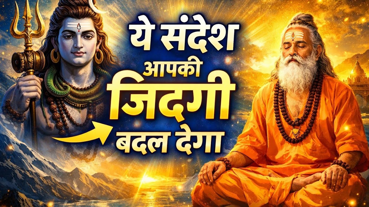यह दिव्य संदेश आपकी जिंदगी बदल देगा | Powerful Sanatan Speech | Bhakti Pravachan