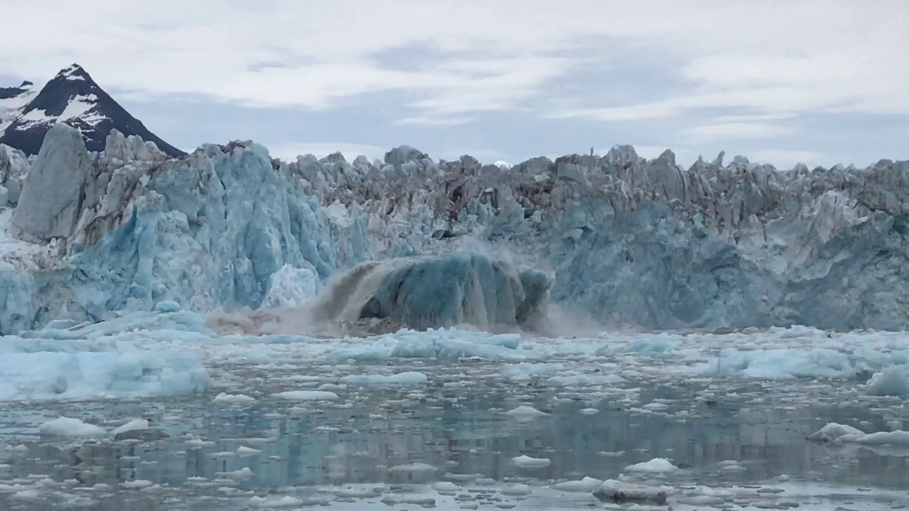 Massive Columbia Glacier Calving