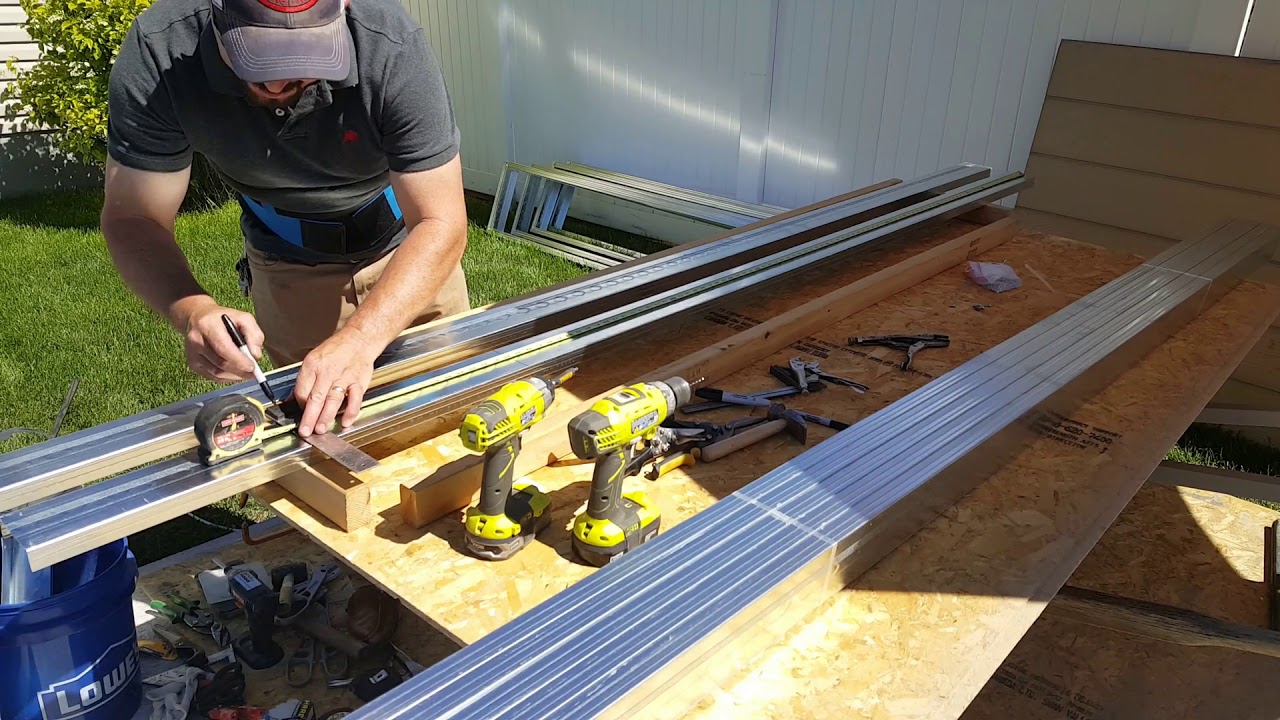 Assembling Air Crete Panels With Spot Welder
