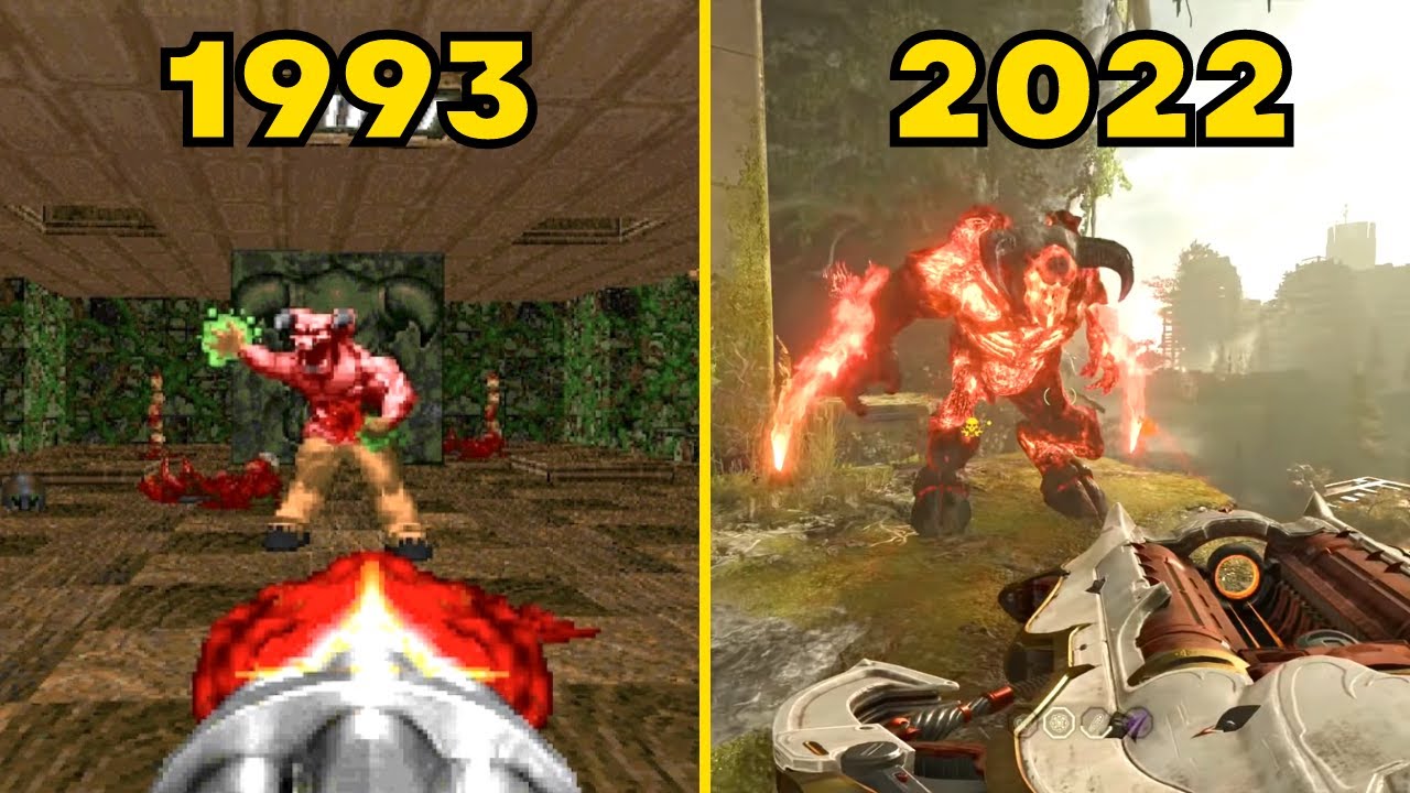 Evolution of DOOM Games 1993-2022