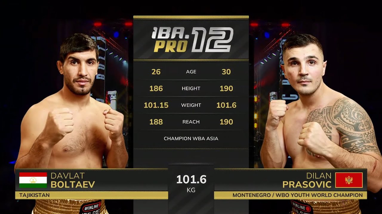 FULL FIGHT | Davlat Boltaev 🇹🇯 vs Dilan Prasovic 🇲🇪 | IBA.Pro 12