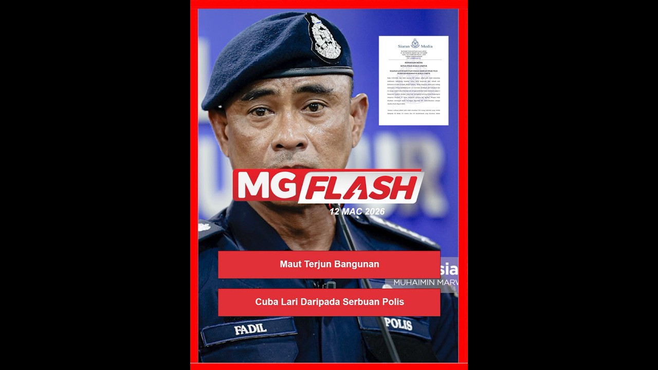 Maut Terjun Bangunan Cuba Lari Daripada Serbuan Polis #MGFlash