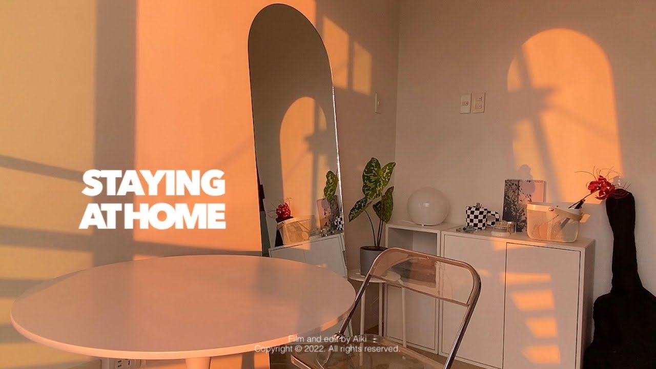 staying at home vlog 🍃: catching up, cleaning, sunsets ft. Rose Forever