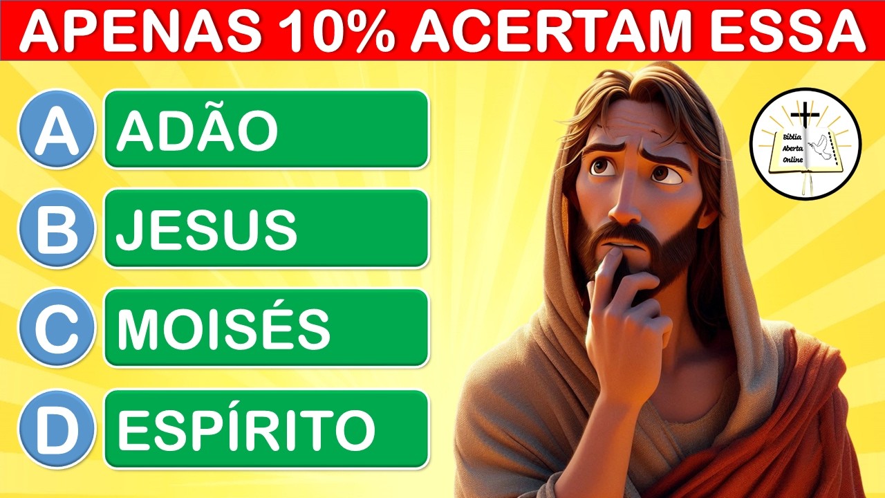 40 PERGUNTAS BÍBLICAS SOBRE O NOVO TESTAMENTO - QUIZ BÍBLICO