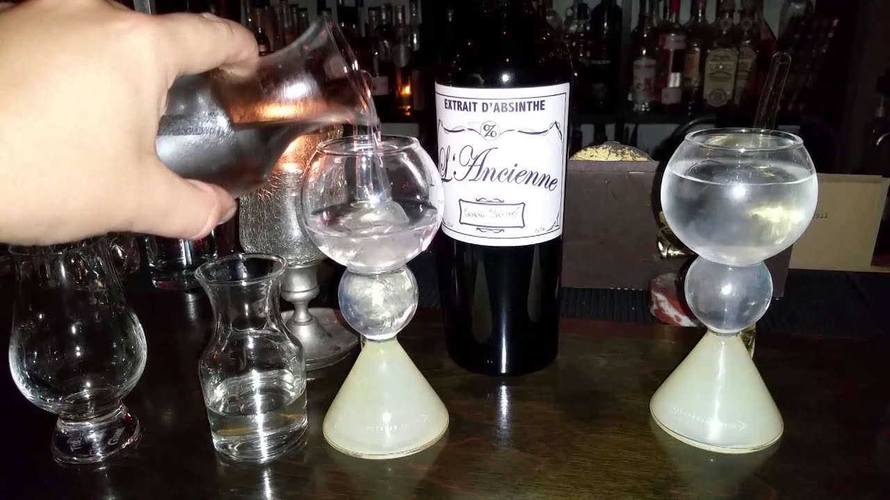 So Many REAL Absinthes at Canon bar Seattle!