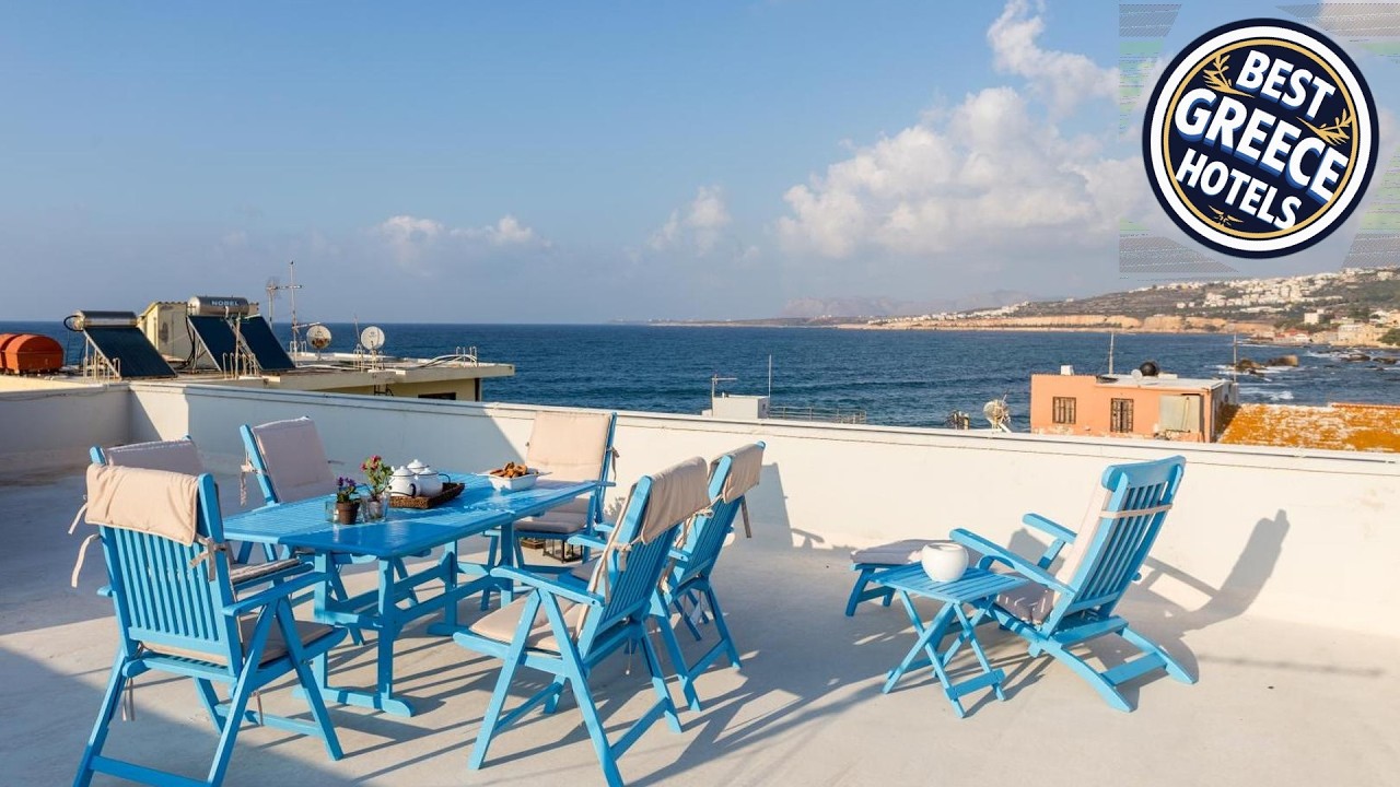 Sea View Penthouse with Roof Garden | Crete Island, Greece | Hotel Review ⭐
