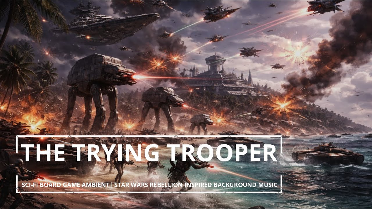 Sci-Fi Board Game Ambient | Star Wars Rebellion Inspired Background music | The Trying Trooper