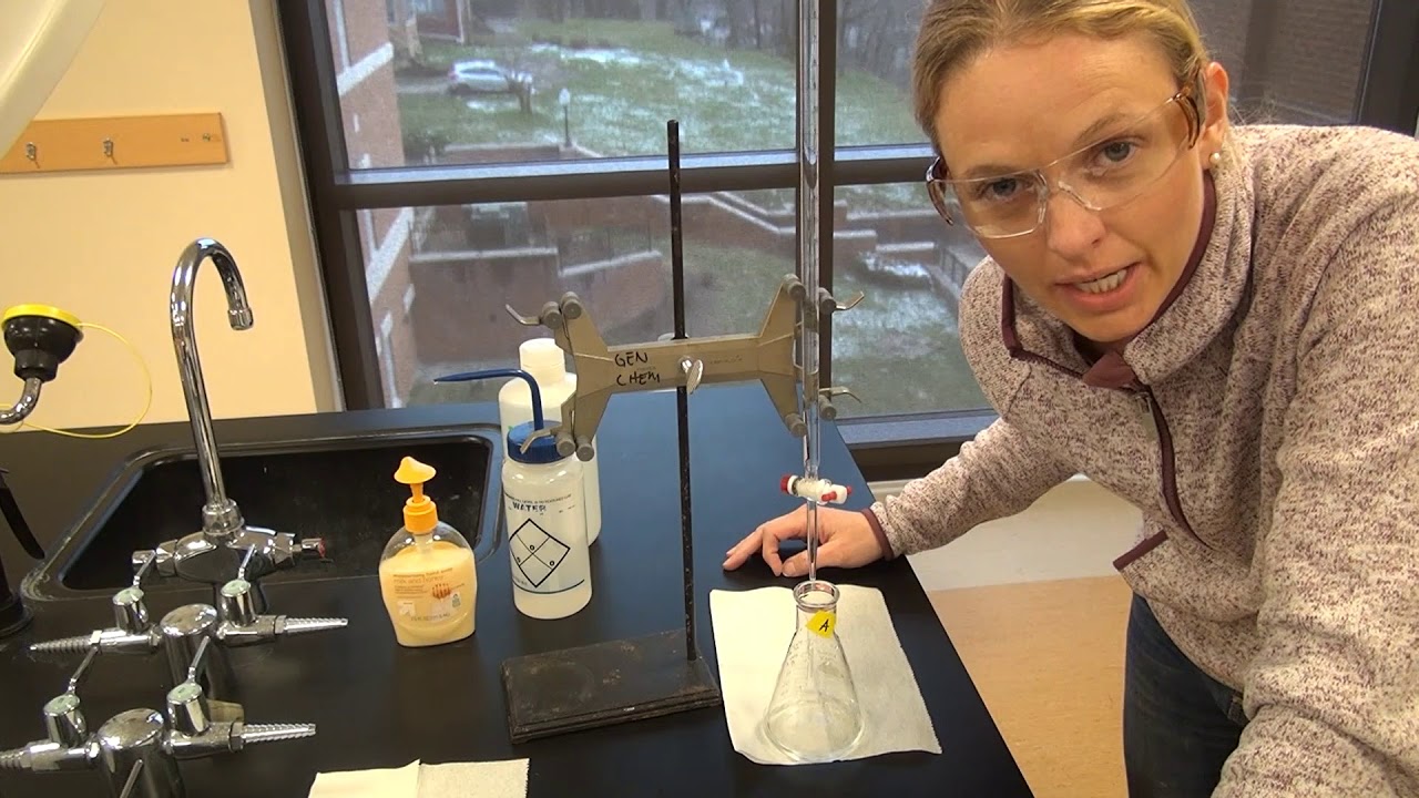 Standardization of NaOH by titration using KHP