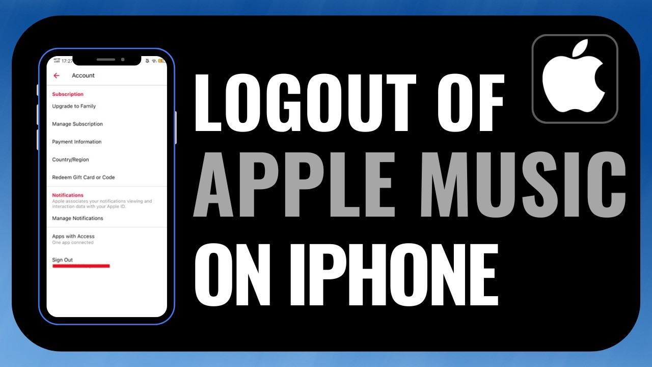 How to Log Out of Apple Music on iPhone !