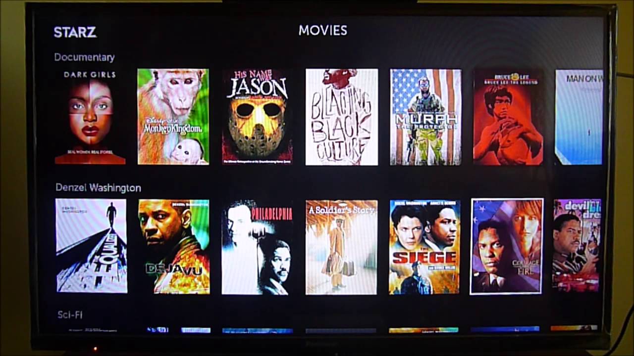 Starz Channel on Roku, another great option to Netflix