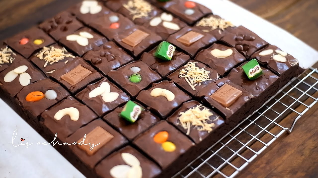 TERRR.. MUDAH HANYA DI ADUK ! FUDGY BROWNIES SHINY CRUST | ANTI GAGAL | IDE JUALAN LARIS