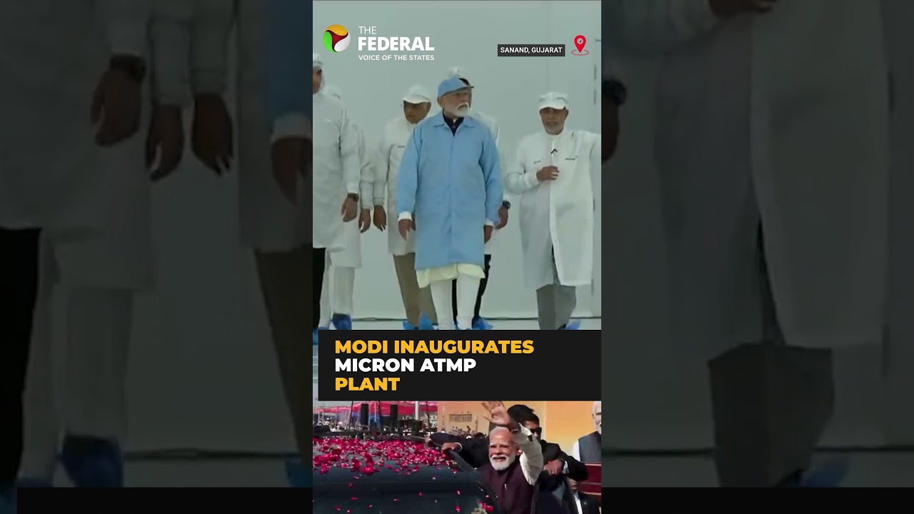 Modi's Roadshow in Sanand: PM Inaugurates Semiconductor ATMP Plant in Ahmedabad | The Federal