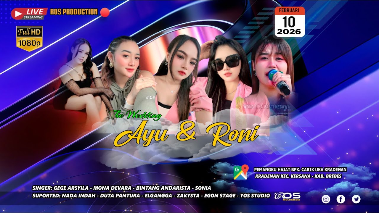 THE wedding party AYU & RONI KRADENAN - KERSANA - BREBES SELASA 10 FEBRUARI 2026 SIANG