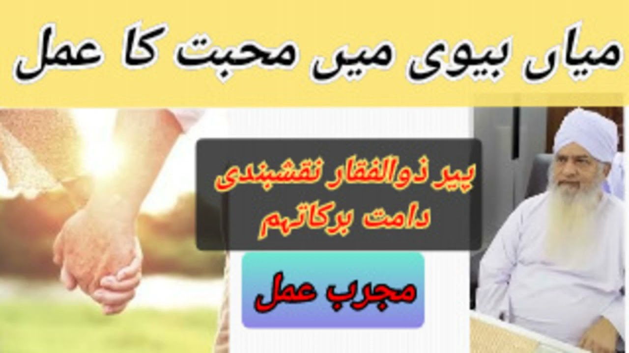 Miya biwi mein muhabbat ka amal| by pir zulfiqar Ahmed naqshbandi|bayan