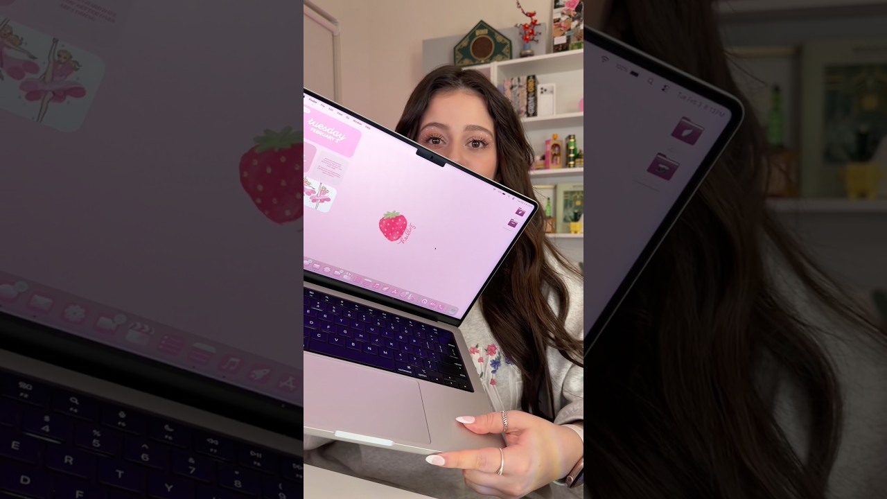 HOW I MAKE MY MACBOOK APPS PINK (tinted apps!💖💻) #youtubeshorts #shorts #macbook