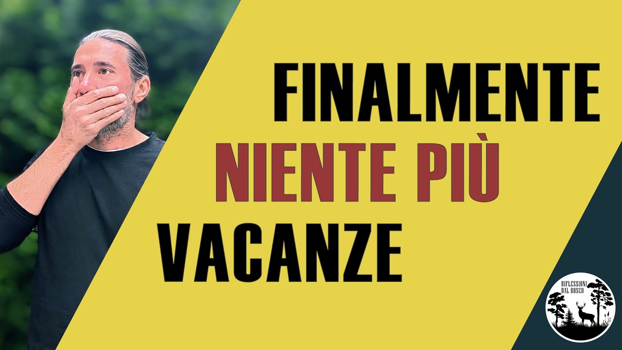 La gente non va più in vacanza (e ti spiego perché)