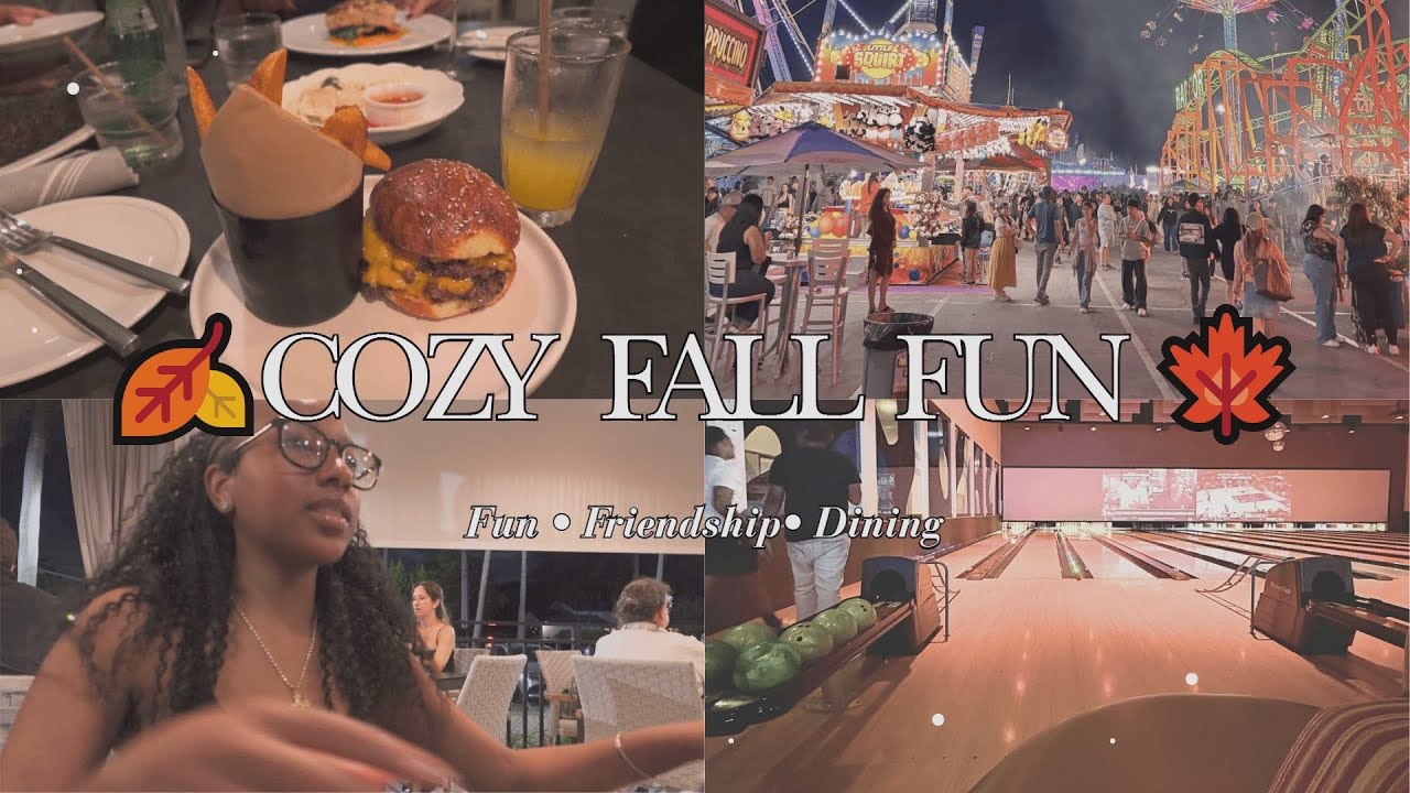 Haunted Carnival, Bowling Night, & Dinner Vibes 👻🎳🍽️ | Weekend Vlog