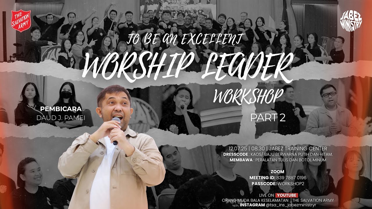 JABEZ MINISTRY WORKSHOP PART II | SABTU, 12 JULI 2025