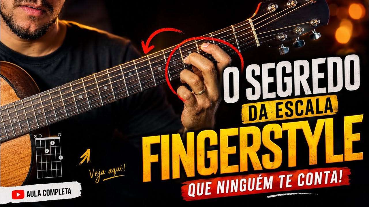O SEGREDO DA ESCALA FINGERSTYLE ( Como criar um arranjo fingerstyle no violão de forma SIMPLIFICADA)