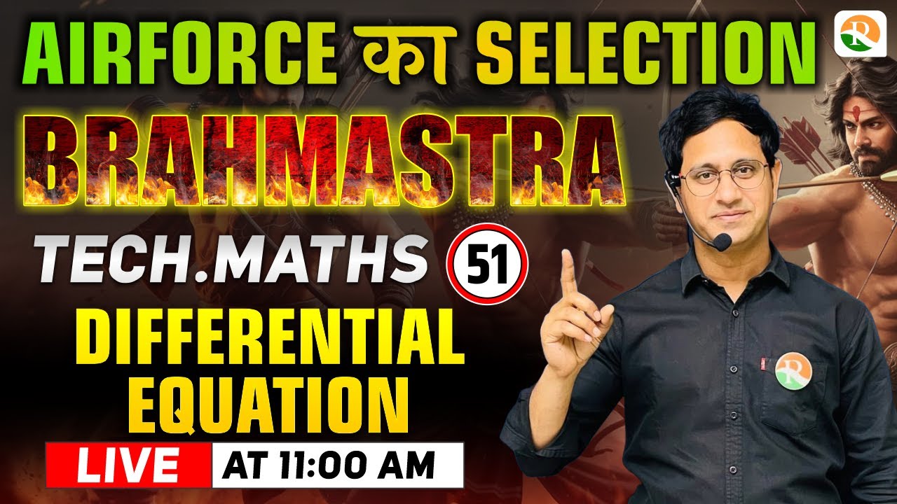 Differential Equation -1 | Airforce Maths Classes | Maths for Airforce | Airforce Classes 2024