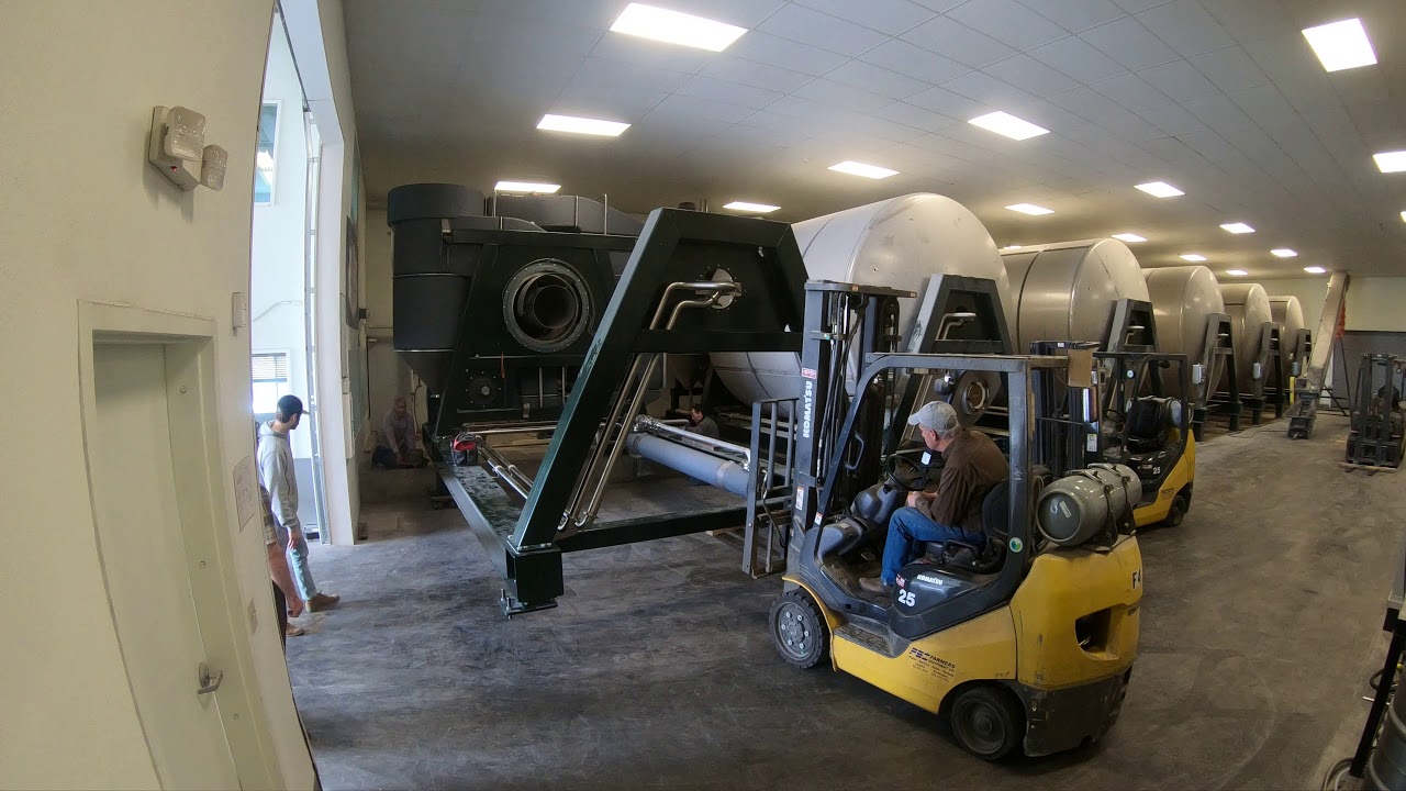 Installing our sixth malting machine