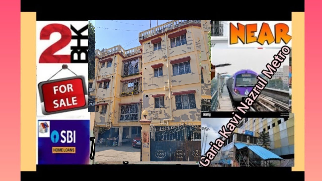 2 Bhk 865 Sqft SemiFurnished Flat For Sale With Garage Walking Distance From Garia Bazar Metro #2bhk
