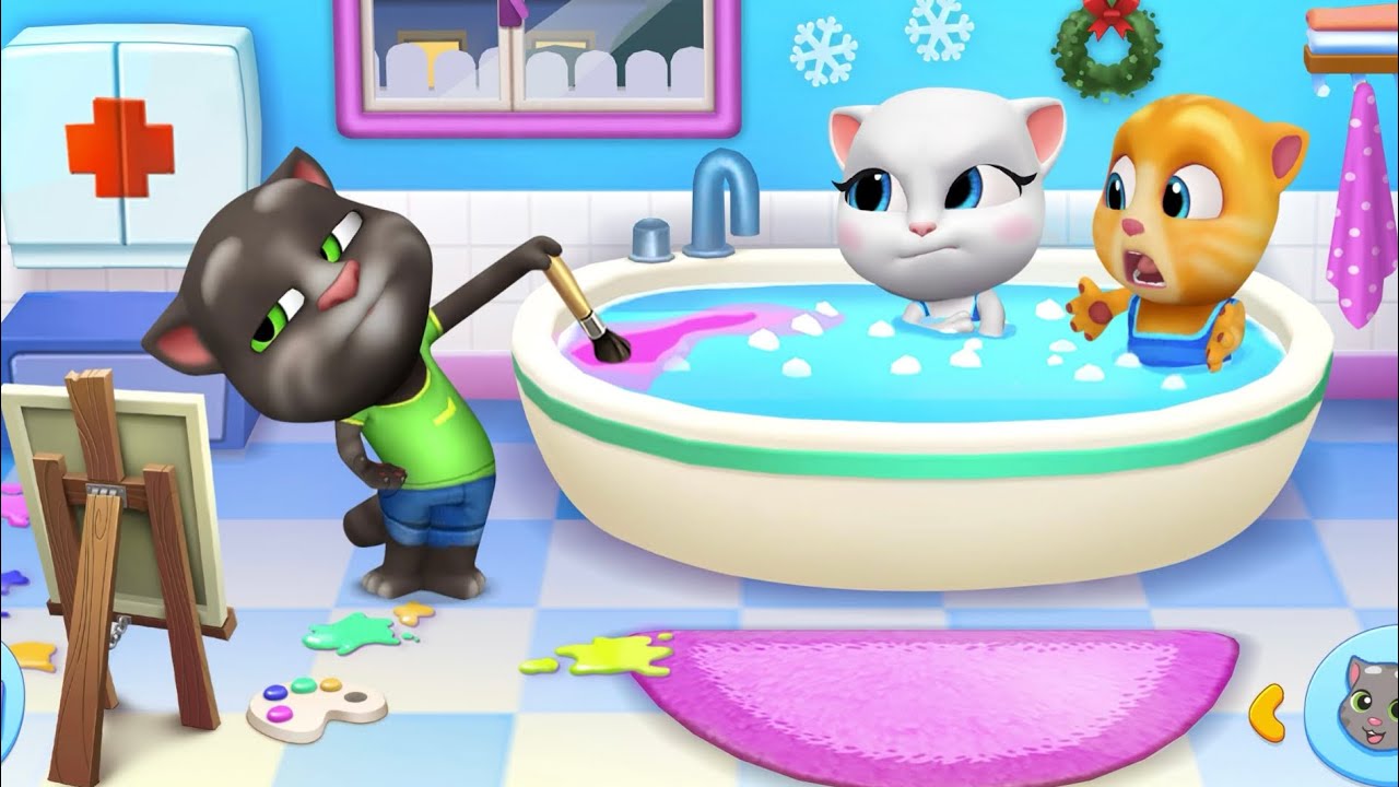 My Talking Tom Friends (iOS, Android) Gameplay Walkthrough (Outfit7) - HD