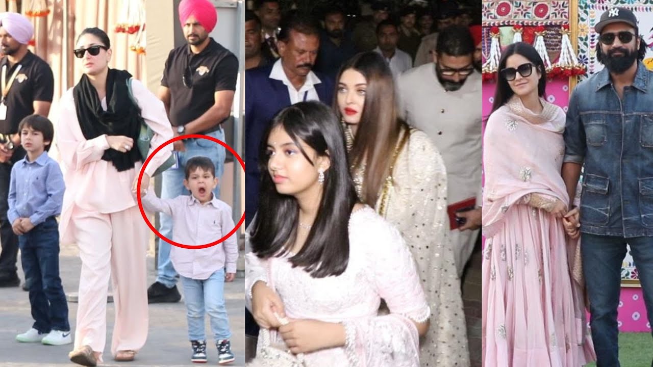 Ranbir Kapoor-Alia Bhatt, Aishwarya rai, Kareena Kapoor Shahid and many stars at Jamnagar Airport