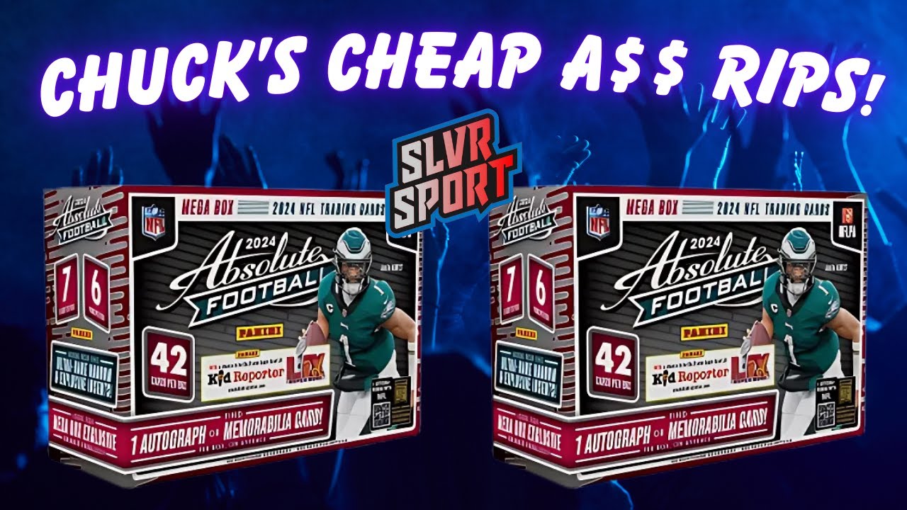 Chucks Back In the Game! KABOOM Hunting in 2 Mega Boxes of 2024 Absolute Football
