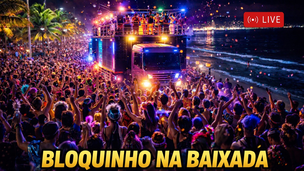BLOQUINHO NA ORLA 🌊🎉 | CARNAVAL NA PRAIA GRANDE AO VIVO
