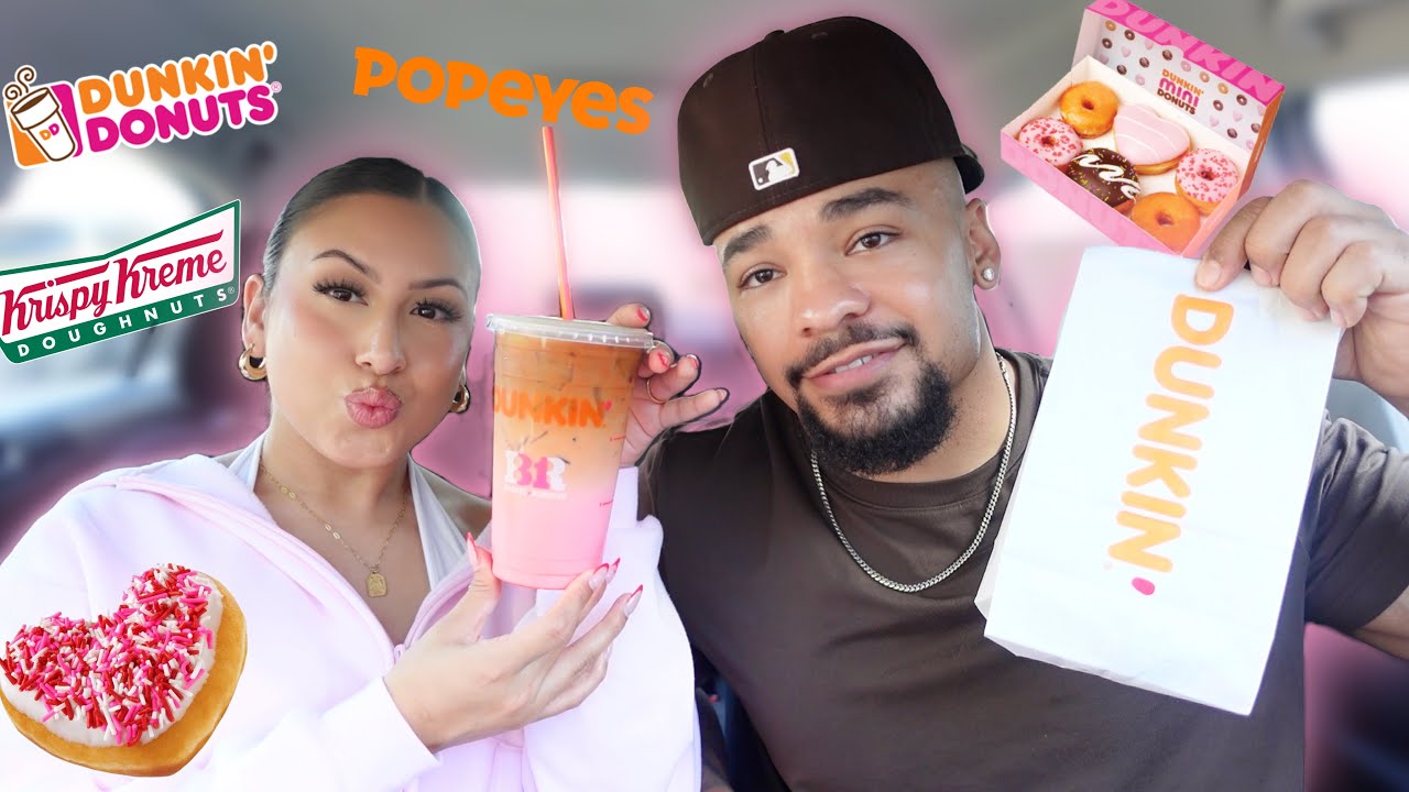 TRYING NEW VALENTINES DAY ITEMS FROM FAST FOOD RESTAURANTS!!