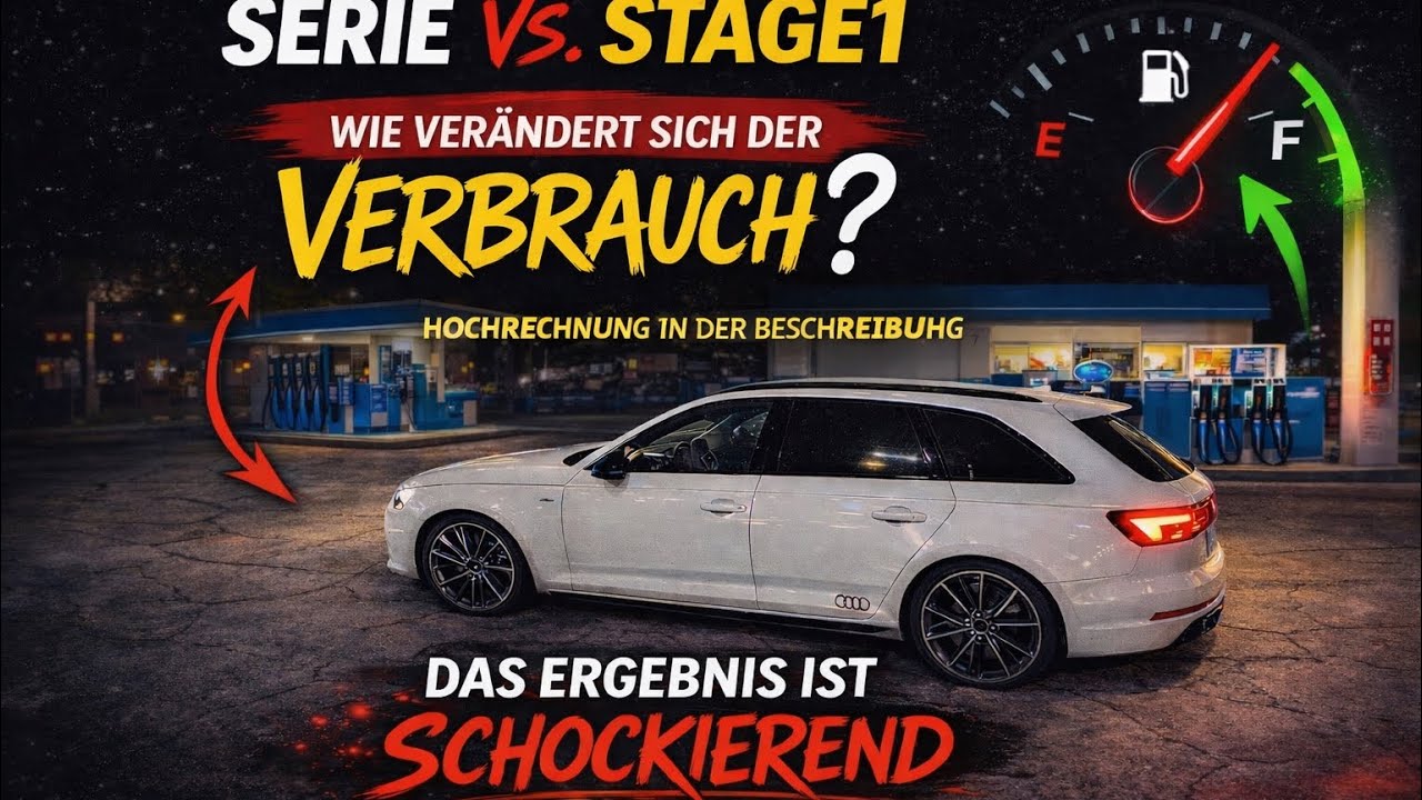 Serie vs. Stage 1 – Verbraucht mein Auto jetzt WENIGER?! 😳 Der Test überrascht! RRG Racing